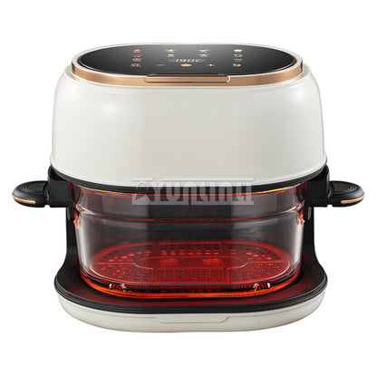 Smart Air Fryer – 4L Oil Free Transparent Window Cooker for Healthy Frying, Roasting and Easy Family Cooking