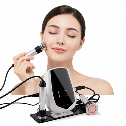 RF Beauty Device –5MHz  Tripolar Radio Frequency Machine for Face, Eyes and Body Skin Tightening and Anti Aging Care