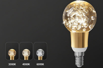 Crystal LED Mini Chandelier – Acrylic E27 E14 Pendant Light for Bedroom, Kitchen and Elegant Interior Decoration