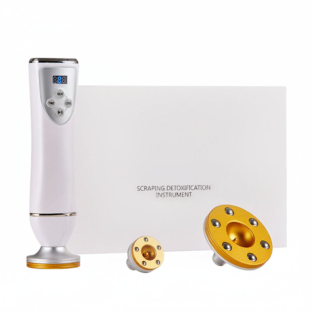 Electric Cupping Massager – Adjustable Vacuum Gua Sha Device with Three Heads for Body Sculpting, Relaxation, Skin Care and Massage