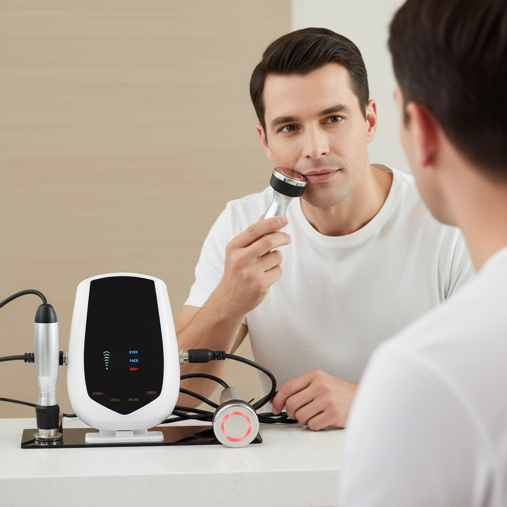 RF Beauty Device –5MHz  Tripolar Radio Frequency Machine for Face, Eyes and Body Skin Tightening and Anti Aging Care
