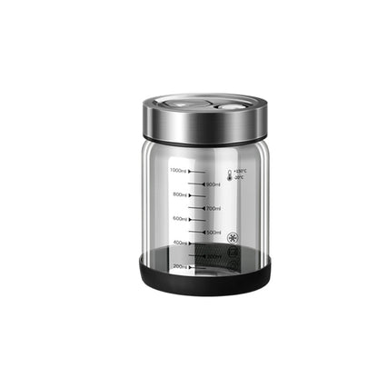 Borosilicate Pickle Jar – Airtight Glass Olive and Cucumber Storage Container with Double Exhaust Valve for Fresh Preservation
