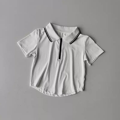 Polo Tennis Skirt Set – Quick Dry Two Piece Sportswear with Pleated Skirt for Golf, Tennis and Summer Fitness Training