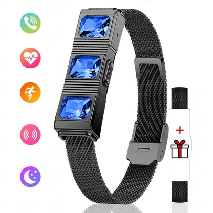 Smart Fitness Bracelet – Waterproof Activity Tracker with Call Reminders, Heart Rate Monitoring and Sports Tracking for Men and Women