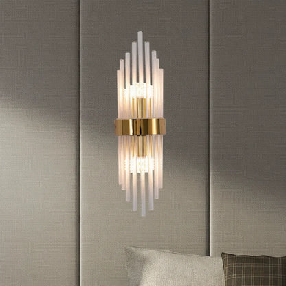 Luxury LED Wall Sconce – Modern Gold Indoor Wall Lamp for Living Room, Bedroom, Staircase and Designer Interiors