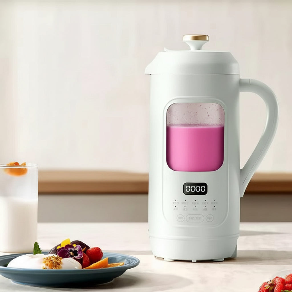 Automatic Soy Milk Maker – Mini No Filter Wall Breaking Machine for Fresh Soy Milk, Soups and Healthy Drinks