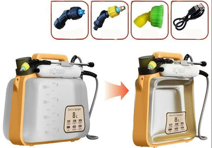 Foldable Electric Watering Can – Waterproof Adjustable Agricultural Sprayer Bottle for Flowers, Household Gardening, Plants and Yard Care