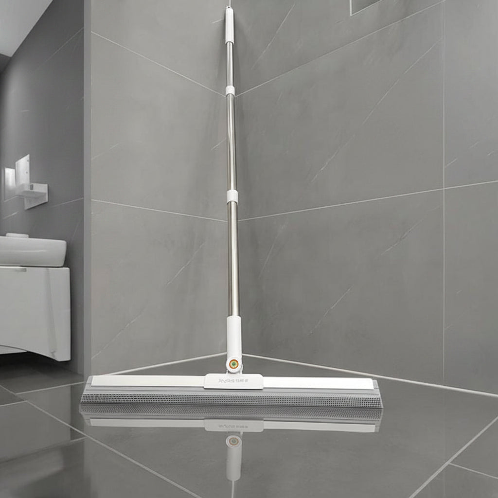Silicone Magic Floor Squeegee Broom – 180° Flexible Wet and Dry Water Wiper for Bathrooms, Toilets, Kitchens and Living Rooms