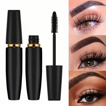 Waterproof Fiber Mascara - 4D Thickening Lengthening Curling Lash Makeup for Long Lasting Volume and Definition