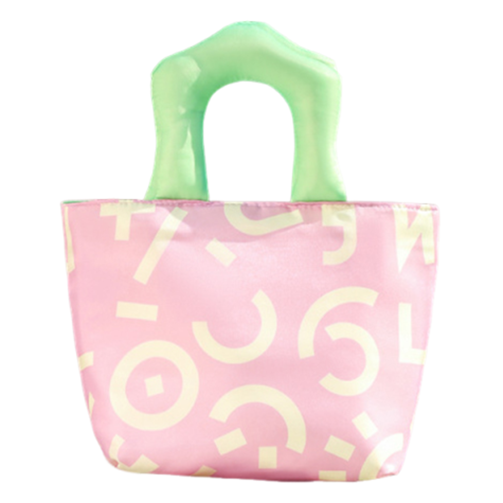 Waterproof Cartoon Lunch Bag – Cute Insulated Tote with Handle and Large Capacity for Fresh Food, School, Work and Travel