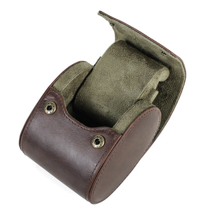 Leather Watch Travel Case – Multi-Slot Watch Roll Organizer for 1–8 Watches with Protective Storage for Business Trips and Travel