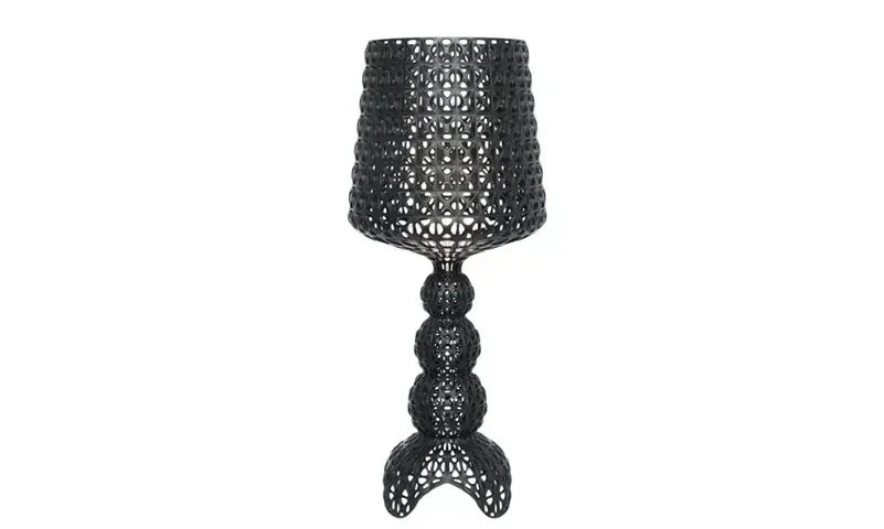 Italian Acrylic Floor Lamp – Designer Hollow Goblet LED Standing Light for Living Room, Bedroom and Luxury Interior Decor