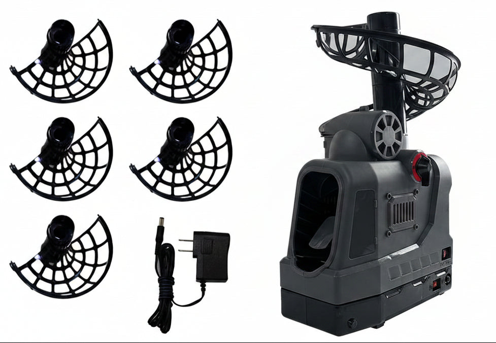 Automatic Tennis Ball Launcher – Remote Control Portable Tennis Training Machine for Solo Practice, Serving Drills and Skill Improvement