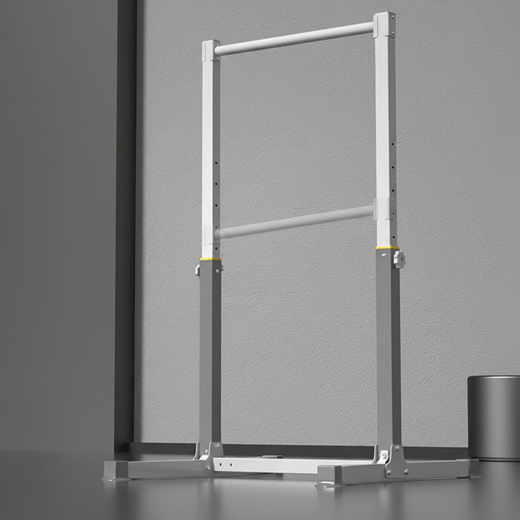 Indoor Pull Up Bar Station – Floor Standing Single Pole Fitness Frame for Home Strength and Bodyweight Training