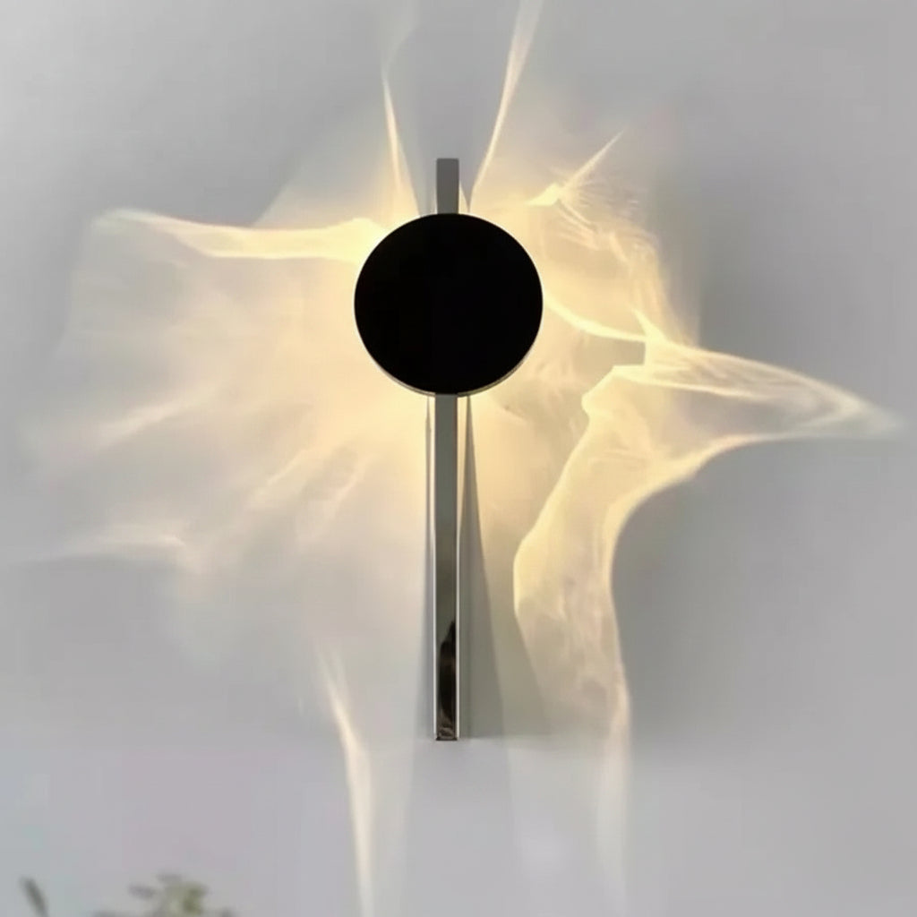Nordic Corrugated LED Wall Sconce – Artistic Bedroom and Hallway Ambient Wall Lighting for Modern Home Decoration