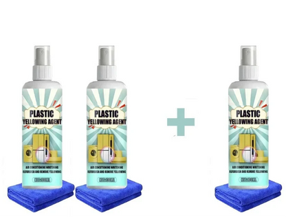 Multi-Surface Plastic Whitener Spray – Powerful Scratch-Free Cleaner for Vehicles, Home Appliances and Household Surfaces, Restoring a Fresh Clean Appearance