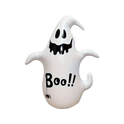 Halloween Inflatable Pumpkin Ghost Decoration - PVC Party Prop for Haunted House Displays and Seasonal Festivities