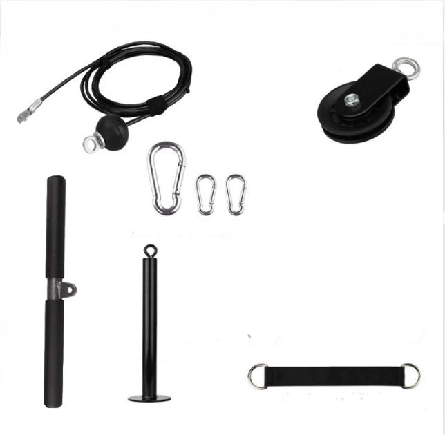 Home Gym Pulley System – Fixed Gantry Cable Block for Weight Lifting, Core Training and Full Body Resistance Workouts