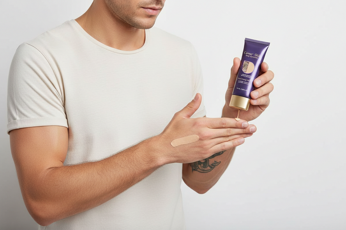 Waterproof Body Concealer – High-Coverage Lightweight Makeup with Seamless Blend and Transfer-Resistant Finish for Tattoos, Marks, Uneven Tone and Everyday Wear