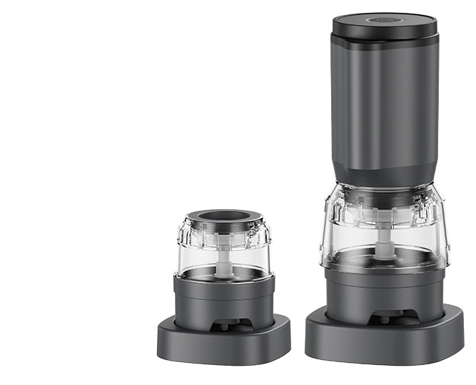 Rechargeable Electric Pepper Grinder Set – Automatic Salt and Pepper Mills with Adjustable Coarseness, One Hand Operation and Premium Kitchen Convenience
