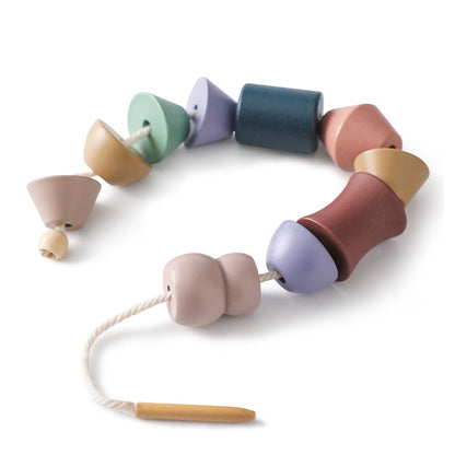 Montessori Animal Threading Toy-Wooden Fine Motor Skills Activity Set for Early Childhood Learning and Development