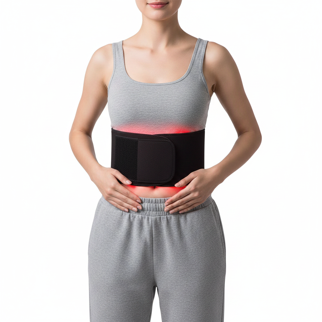 Red and Infrared Light Therapy Belt – 660NM and 850NM LED Wrap for Waist, Face and Body Beauty, Relaxation and Home Wellness Routines