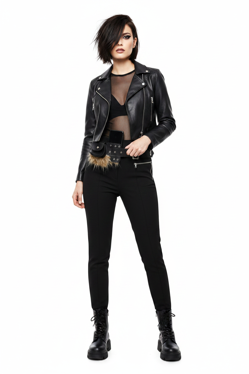 Women's Splicing Metal Punk Wide Waist Belt - Y2K Inspired Retro Fashion Accessory for Dresses, Skirts and Statement Styling