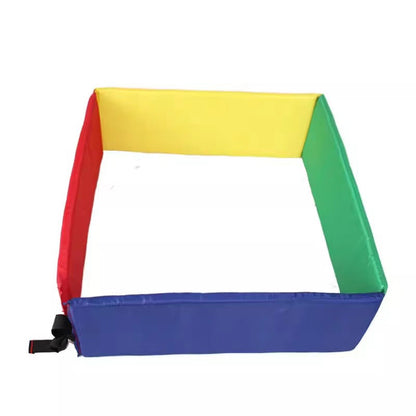 Foldable Jumping Grid Game - Indoor Outdoor Coordination Training Toy for Children's Exercise and Early Learning Activities