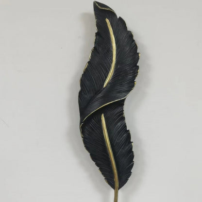 Nordic Feather LED Wall Lamp – Creative Bedside Lighting for Living Room, Bedroom, Corridor and Luxury Home Decor