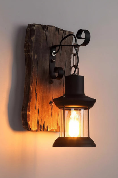 Vintage Wooden Pendant Lamp – Retro LED Hanging Chandelier for Farmhouse Kitchens, Bars, Restaurants and Loft Interior Lighting