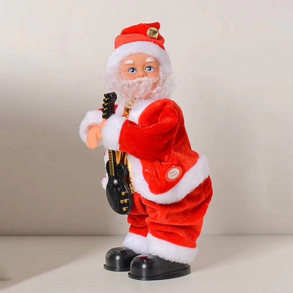Animated Dancing Santa Doll – Musical Electric Christmas Decoration with Singing and Shaking Action for Festive Gift Giving