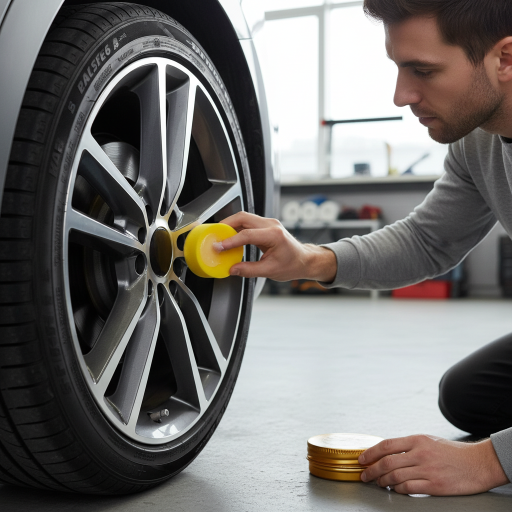 Car Wheel Rim Scratch Repair Paste – Aluminum and Steel Hub Restoration Compound for Tire Rim Paint Touch-Up, Dent Care and Refinishing