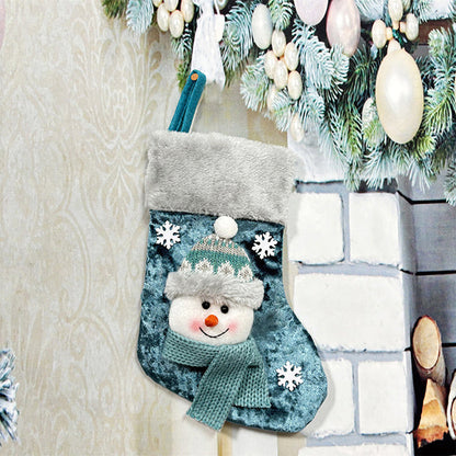 Christmas Character Gift Socks – Santa, Snowman and Reindeer Holiday Treat Bags for Christmas Parties, Gifts and Seasonal Decorations