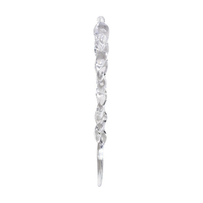 Crystal Snowflake Ornament Set – Clear Hanging Ice Pendants for Christmas Trees, Winter Weddings and Holiday Party Decorations
