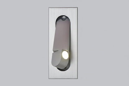 Modern LED Wall Light – Adjustable Recessed Indoor Lamp for Bedroom Bedside Reading, Hotels and Contemporary Home Interior Lighting