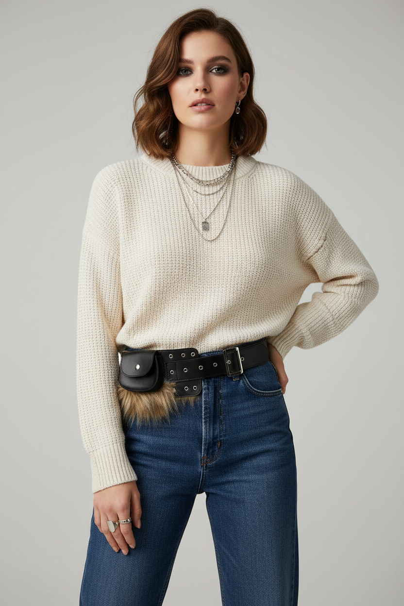 Women's Splicing Metal Punk Wide Waist Belt - Y2K Inspired Retro Fashion Accessory for Dresses, Skirts and Statement Styling