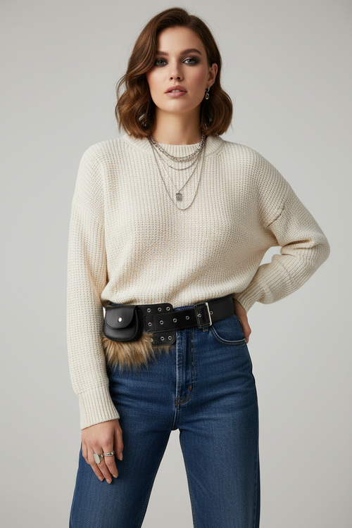 Women's Splicing Metal Punk Wide Waist Belt - Y2K Inspired Retro Fashion Accessory for Dresses, Skirts and Statement Styling