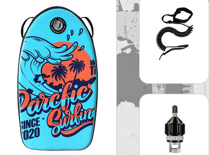 Inflatable Drop-Stitch Bodyboard – Premium Surfboard for Kids and Adults, Offering Durable Buoyancy, Compact Storage and Summer Wave-Riding Fun