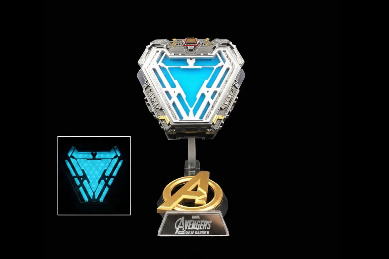 Arc Reactor Chest Light - Wearable Marvel Avengers Iron Man MK50 LED Collectible Cosplay Display Gift for Fans and Kids
