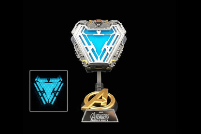 Arc Reactor Chest Light - Wearable Marvel Avengers Iron Man MK50 LED Collectible Cosplay Display Gift for Fans and Kids