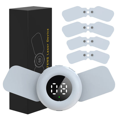 KTS TENS EMS Muscle Stimulator – Wireless 20-Level Massager with 650nm/808nm Laser Therapy for Neck, Body and Muscle Pain Relief