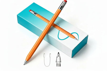 MetaPen Palm Rejection Stylus – Ultra Quiet iPad Pencil Alternative with 26 Hour Battery for Smooth Writing and Drawing