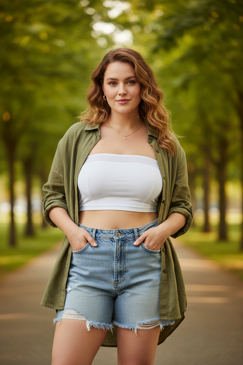 Plus Size Bandeau Bra – Seamless Strapless Wireless Tube Bra with Non Slip Support for Weddings and Daily Wear