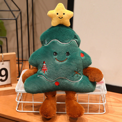 Gingerbread Man Plush Ornament – Soft Christmas Tree Hanging Doll for Holiday Decor and Gift Giving
