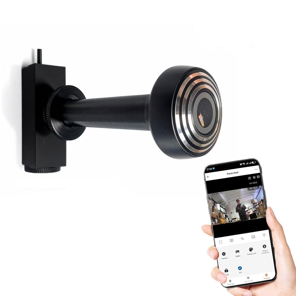 Smart Video Peephole Camera – WiFi Door Viewer with Motion Detection, ONVIF RTSP and Home Security Monitoring