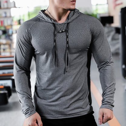 Mens Fitness Tracksuit Set-Running Hoodie and Joggers for Gym Training Workouts and Active Lifestyle Performance