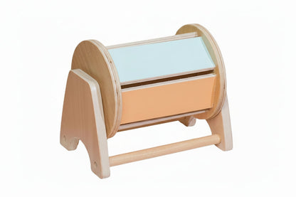 Montessori Coin Ball Busy Drum – Wooden Baby Sensory Toy for Color Matching, Shape Recognition and Early Learning Development