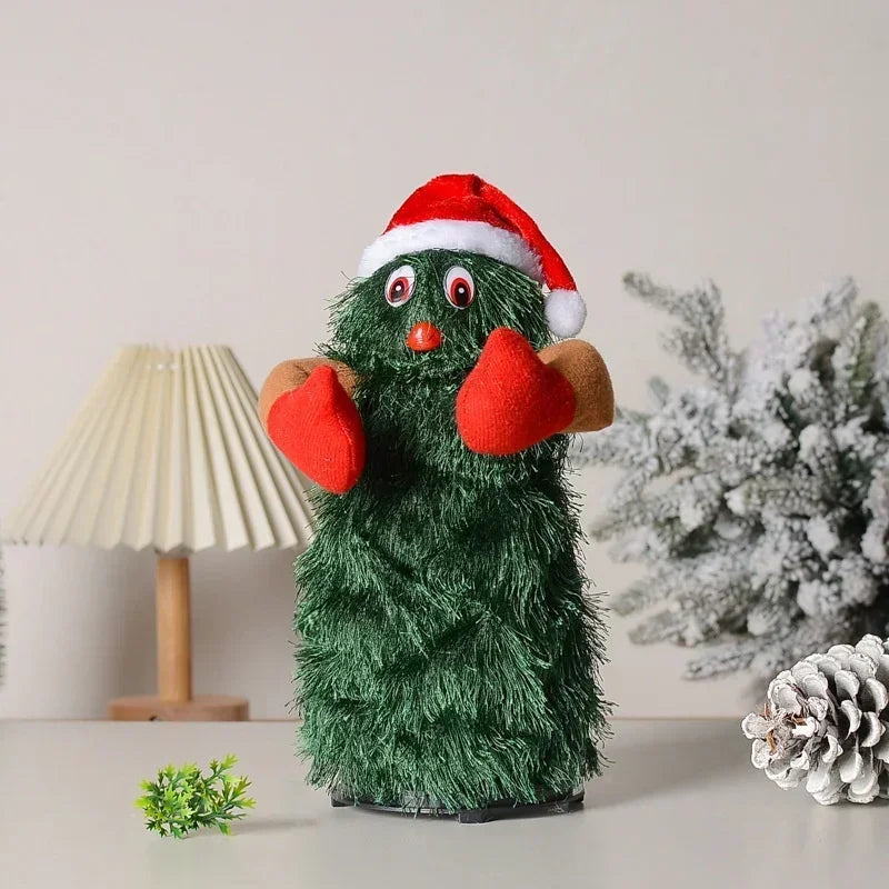 Dancing Christmas Tree Santa Toy – Musical Electric Holiday Figure with Singing, Dancing and Interactive Christmas Entertainment