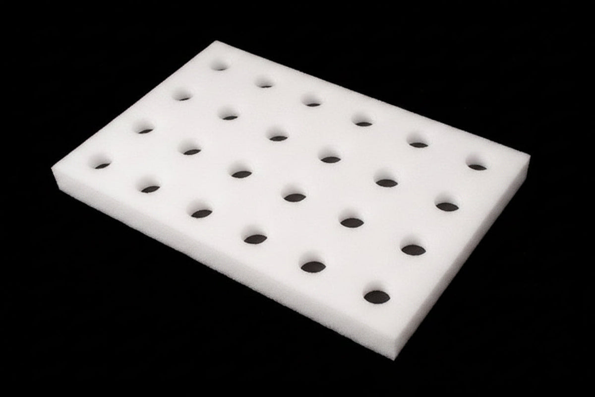 Hydroponic Planting Board – 24-Hole Floating Grow Raft for Fish Ponds, Balcony Gardens, Greenhouses, Soilless Vegetable Cultivation
