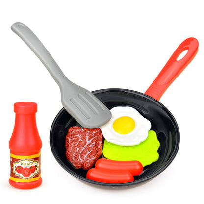 Pretend Cooking Kitchen Toy Set - Educational Roleplay Accessories for Kids Creative Learning and Imaginative Play